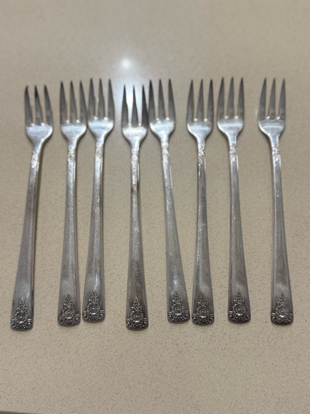 Mirrored Stainless Spoon with Stamped Marking